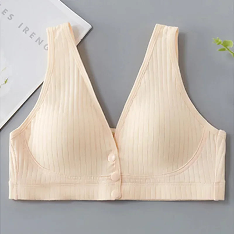 Cotton Maternity Nursing Bras Pregnant Breastfeeding Pregnancy Women Underwear Breast Feeding Bra Soutien Gorge Allaitement