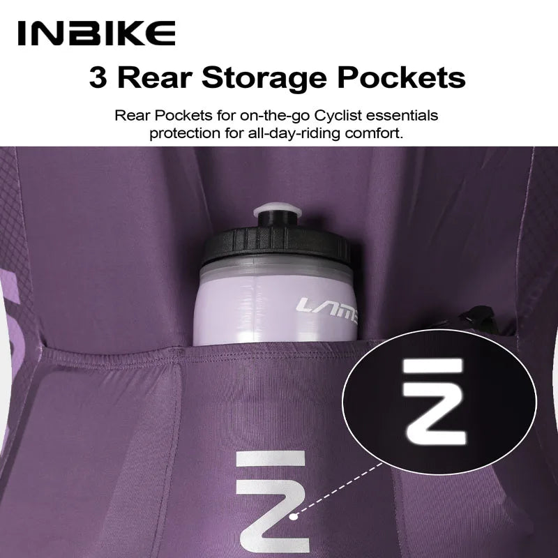 INBIKE Men’s Cycling Long Sleeve Breathable MTB Clothing Bicycle Jersey for Men Road Bike Top Shirt with Pocket Cycling Clothes