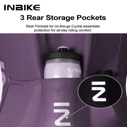 INBIKE Men’s Cycling Long Sleeve Breathable MTB Clothing Bicycle Jersey for Men Road Bike Top Shirt with Pocket Cycling Clothes