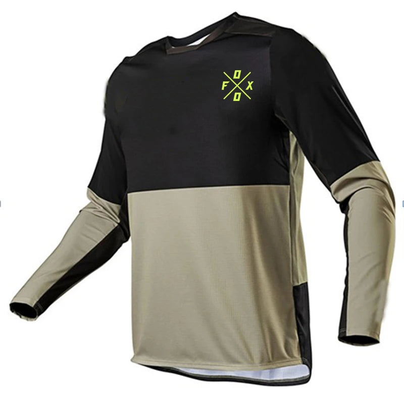 2020 Motochross Mountain Enduro Bike Clothing Moto Downhill T-shirt Ranger Foxo Men's Bike Jersey Mountain Bike Shirt BMX