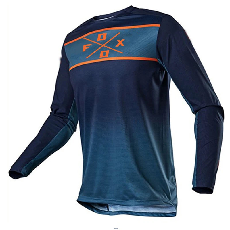 2020 Motochross Mountain Enduro Bike Clothing Moto Downhill T-shirt Ranger Foxo Men's Bike Jersey Mountain Bike Shirt BMX