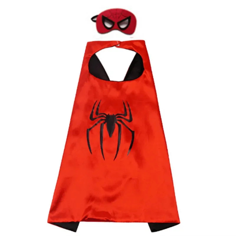 Superhero Capes for Kids, Cool Halloween Costume Cosplay Festival Party Supplies Favors Dress Up, for 3-12 Year Old Boys Girls