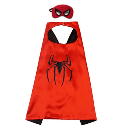 Superhero Capes for Kids, Cool Halloween Costume Cosplay Festival Party Supplies Favors Dress Up, for 3-12 Year Old Boys Girls