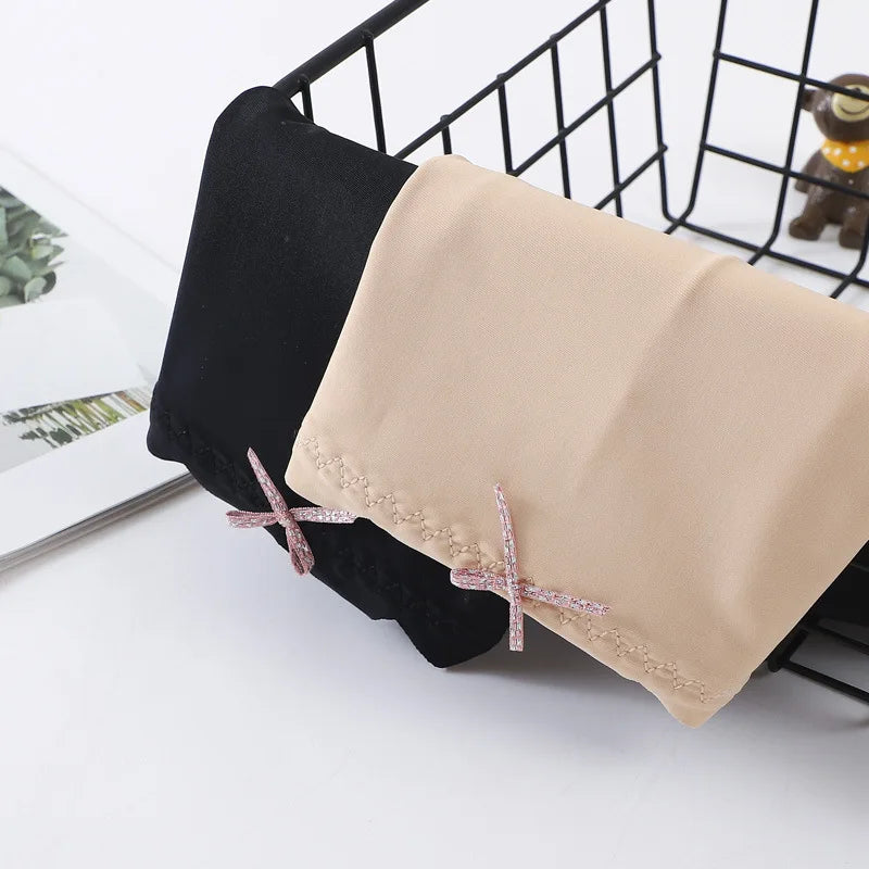 Sexy Lace Edge Safety Short Pants Soft Seamless Under Skirt Shorts Modal Ice Silk Breathable Short Tights Women Underwear