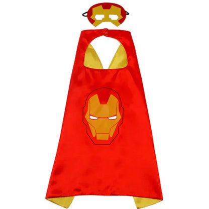 Superhero Capes for Kids, Cool Halloween Costume Cosplay Festival Party Supplies Favors Dress Up, for 3-12 Year Old Boys Girls