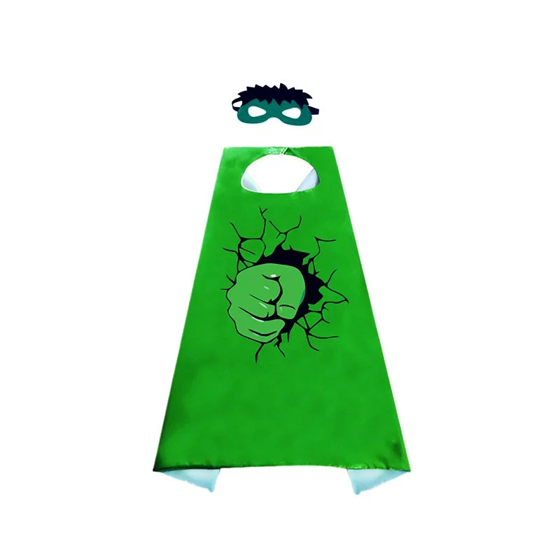 Superhero Capes for Kids, Cool Halloween Costume Cosplay Festival Party Supplies Favors Dress Up, for 3-12 Year Old Boys Girls