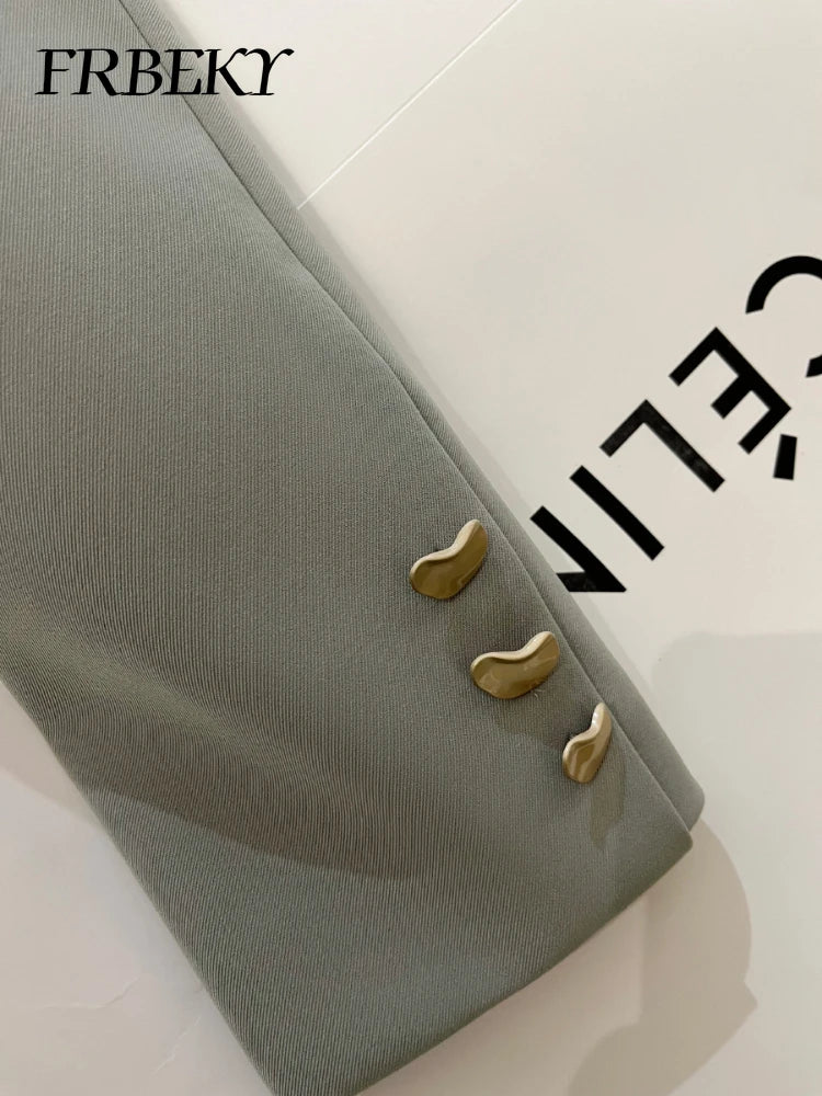 Outerwears Women's Blazers Spring Autumn New Casual Wind Suit Jacket Ms. French Texture Fashion Small Suit Jacket Woman Clothing