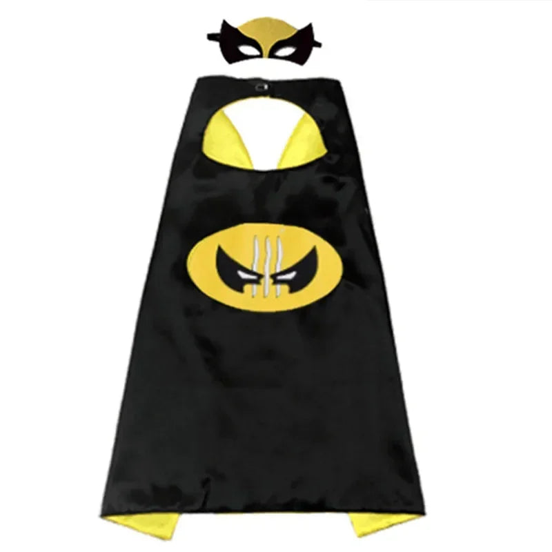 Superhero Capes for Kids, Cool Halloween Costume Cosplay Festival Party Supplies Favors Dress Up, for 3-12 Year Old Boys Girls