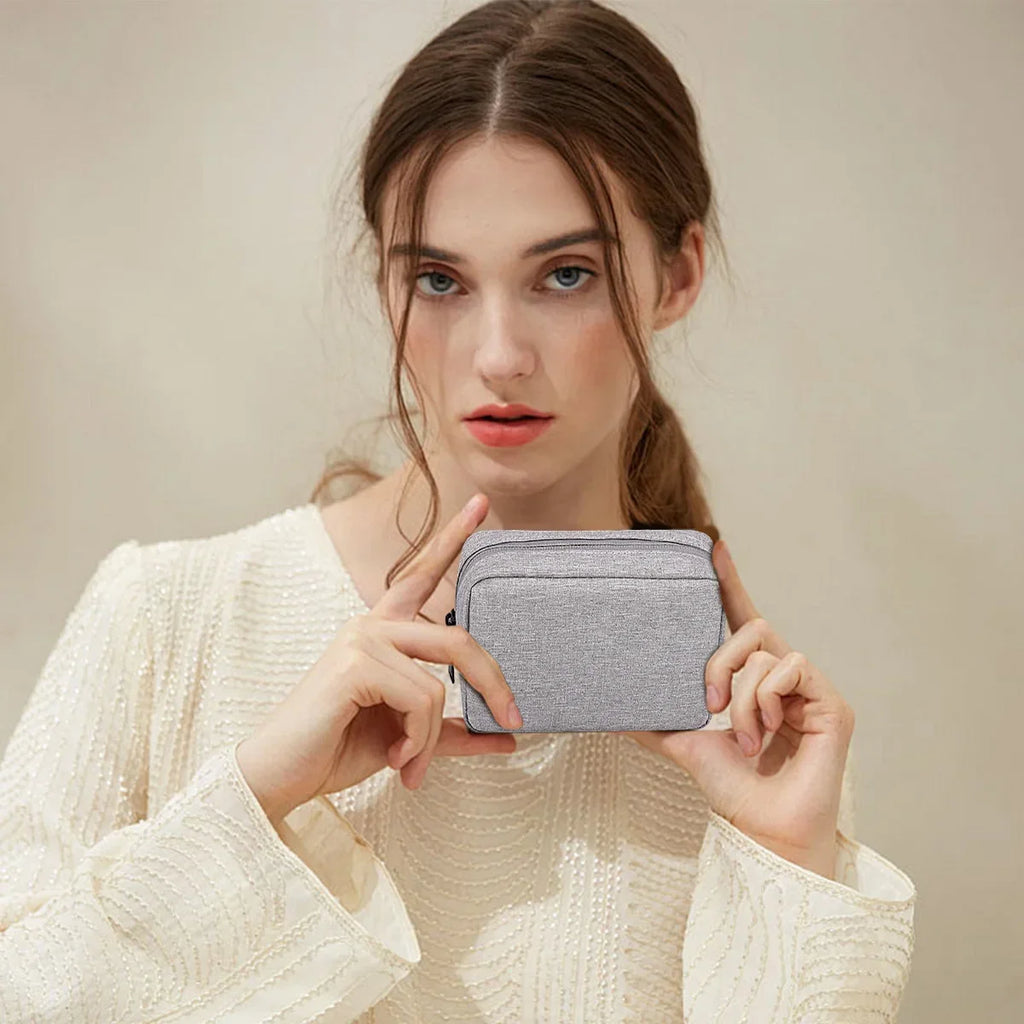 Storage Bag Cable Cord Organizer Travel Bag Small Electronics SD Card Power Bank Storage Bag