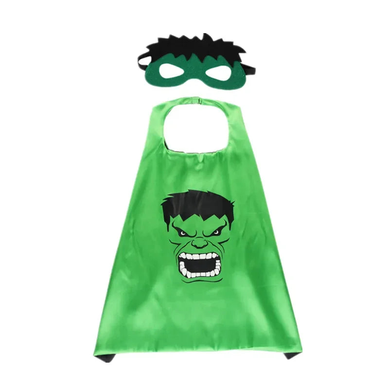 Superhero Capes for Kids, Cool Halloween Costume Cosplay Festival Party Supplies Favors Dress Up, for 3-12 Year Old Boys Girls