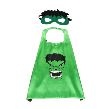 Superhero Capes for Kids, Cool Halloween Costume Cosplay Festival Party Supplies Favors Dress Up, for 3-12 Year Old Boys Girls