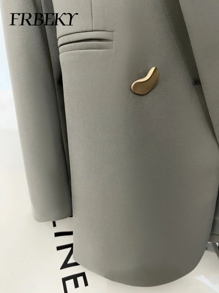 Outerwears Women's Blazers Spring Autumn New Casual Wind Suit Jacket Ms. French Texture Fashion Small Suit Jacket Woman Clothing