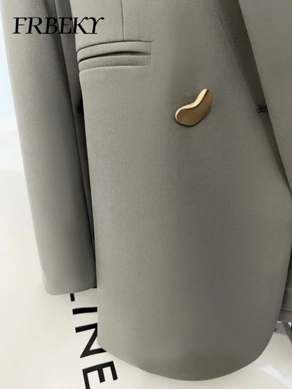 Outerwears Women's Blazers Spring Autumn New Casual Wind Suit Jacket Ms. French Texture Fashion Small Suit Jacket Woman Clothing