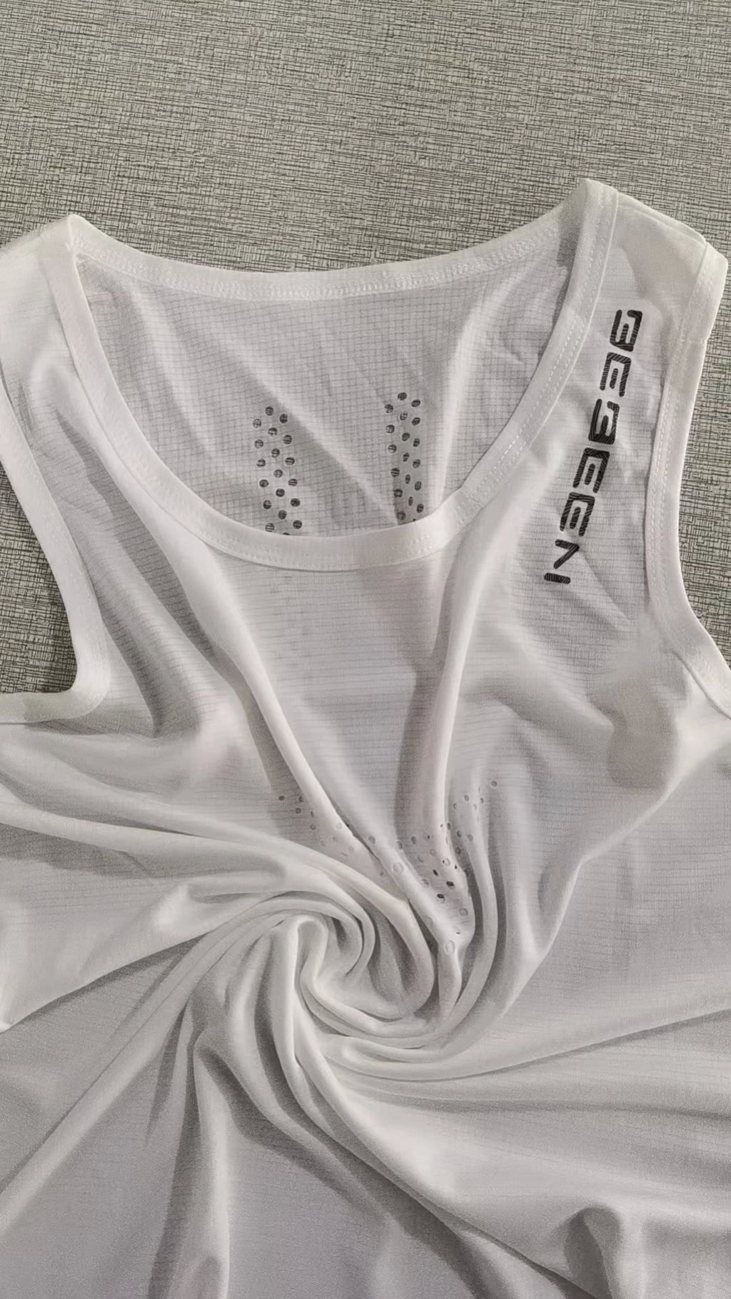 Mens Vest Mesh Breathable Quick Dry Outdoor Sports Sleeveless Top Lightweight Slim Fit Tank Top Men'S Fashion 2024 Summer New