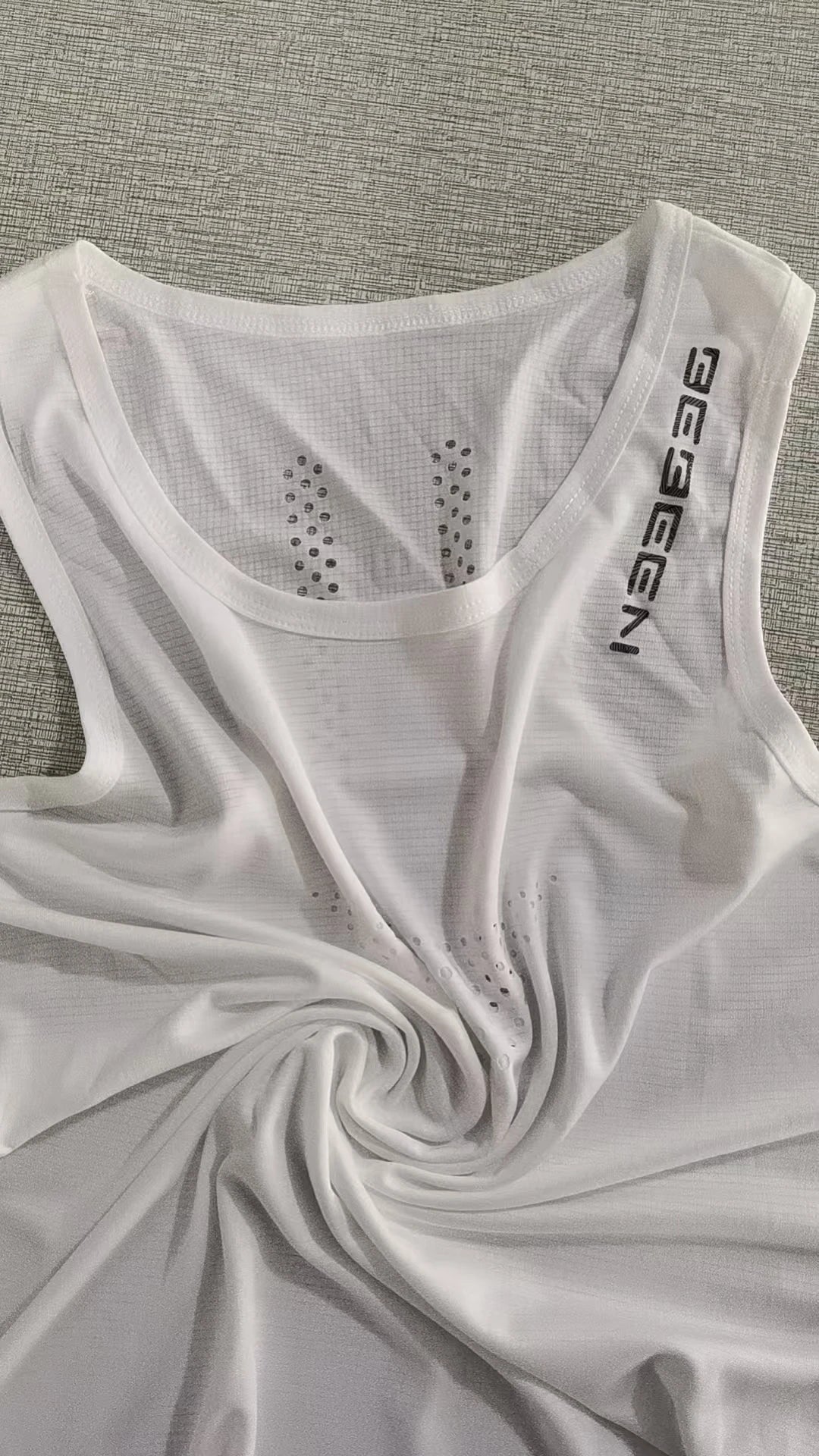 Mens Vest Mesh Breathable Quick Dry Outdoor Sports Sleeveless Top Lightweight Slim Fit Tank Top Men'S Fashion 2024 Summer New