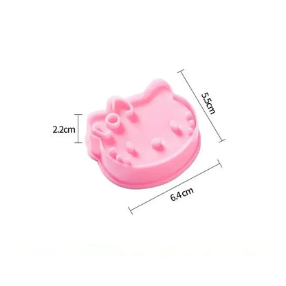 KawaiiHello Kitty Fruit Cookies 2 pieces/set kitchenware Party snack cookies Dumpling baking tools DIY toy gift for kids