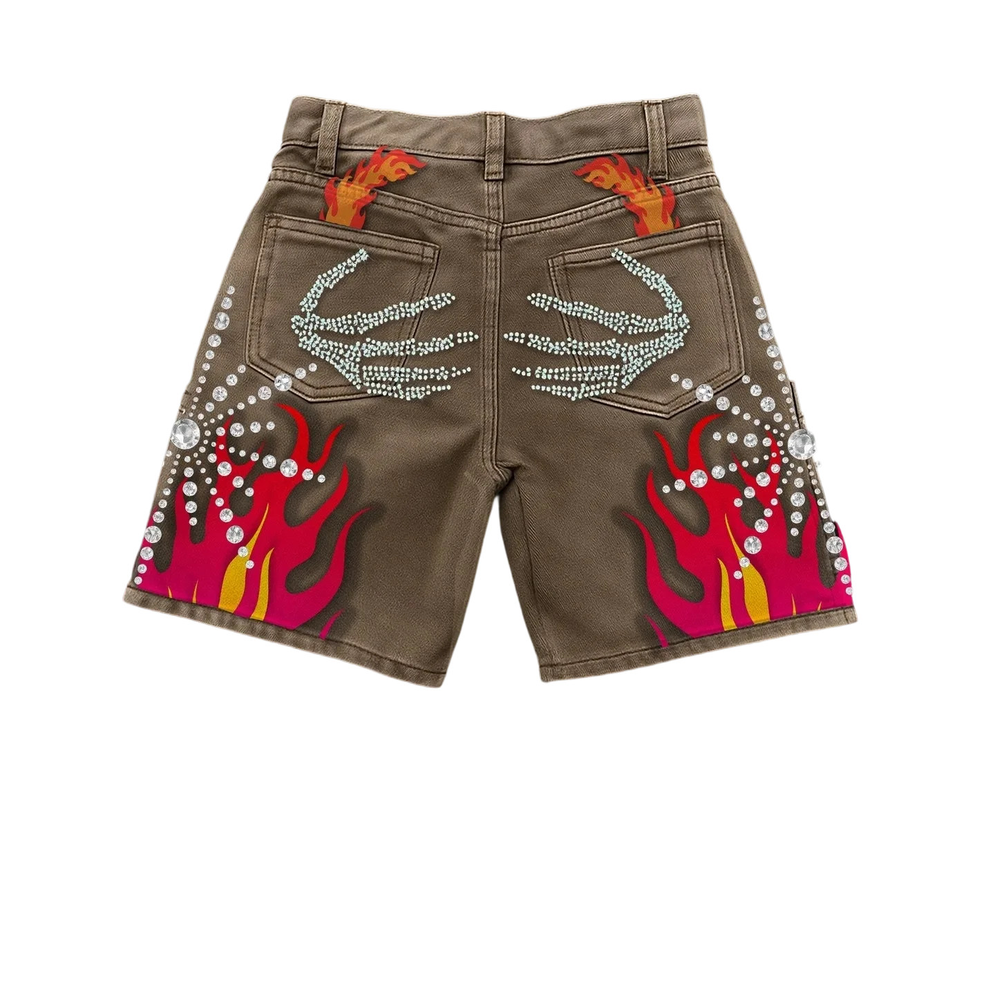 Embroidered Shorts Y2K Streetwear Man Woman Clothing Harajuku Hip Hop Baggy Denim Gym Shorts Gothic Summer Basketball Shorts