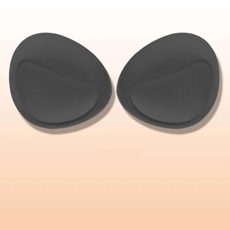 6cm Latex Thick Push Up Bra Pads Inserts Women Underwear Breast Lift Breathable Padded Bra Pad Lining Swimsuit Bra Insert