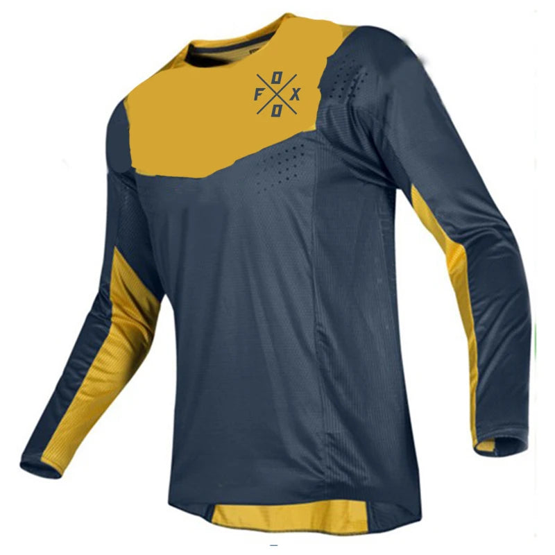 2020 Motochross Mountain Enduro Bike Clothing Moto Downhill T-shirt Ranger Foxo Men's Bike Jersey Mountain Bike Shirt BMX