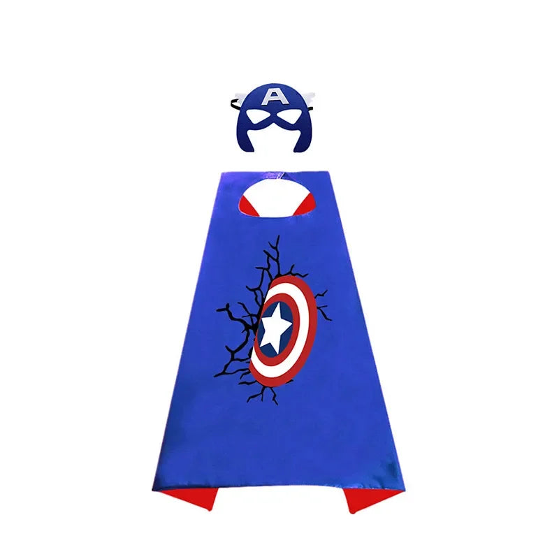 Superhero Capes for Kids, Cool Halloween Costume Cosplay Festival Party Supplies Favors Dress Up, for 3-12 Year Old Boys Girls