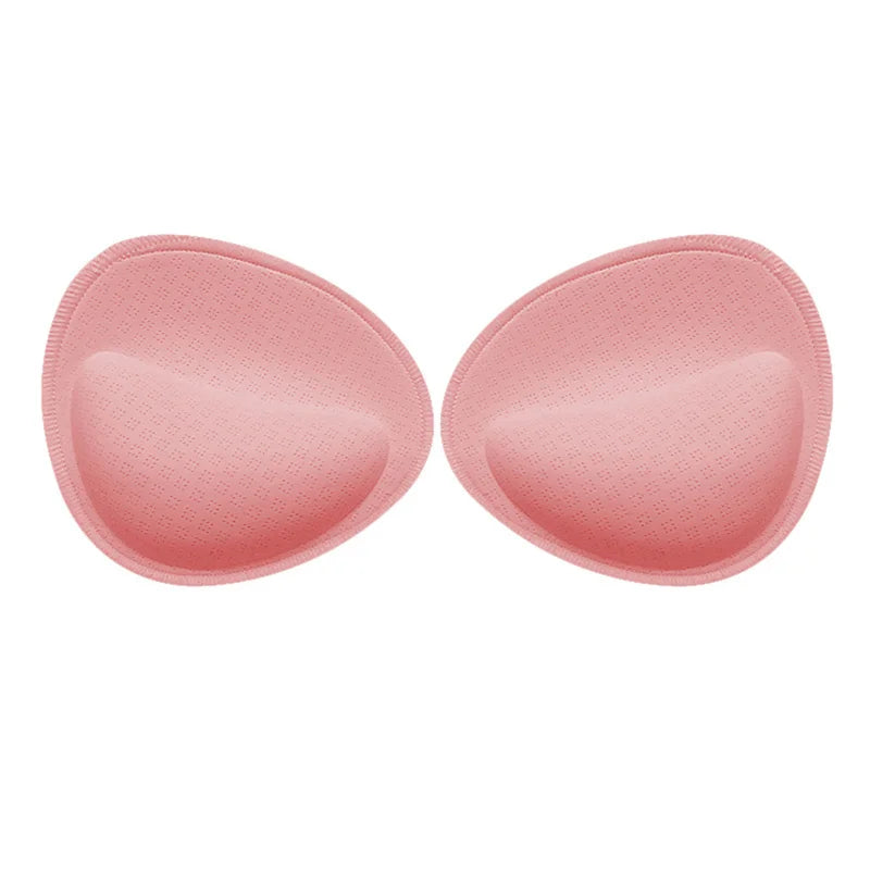 6cm Latex Thick Push Up Bra Pads Inserts Women Underwear Breast Lift Breathable Padded Bra Pad Lining Swimsuit Bra Insert