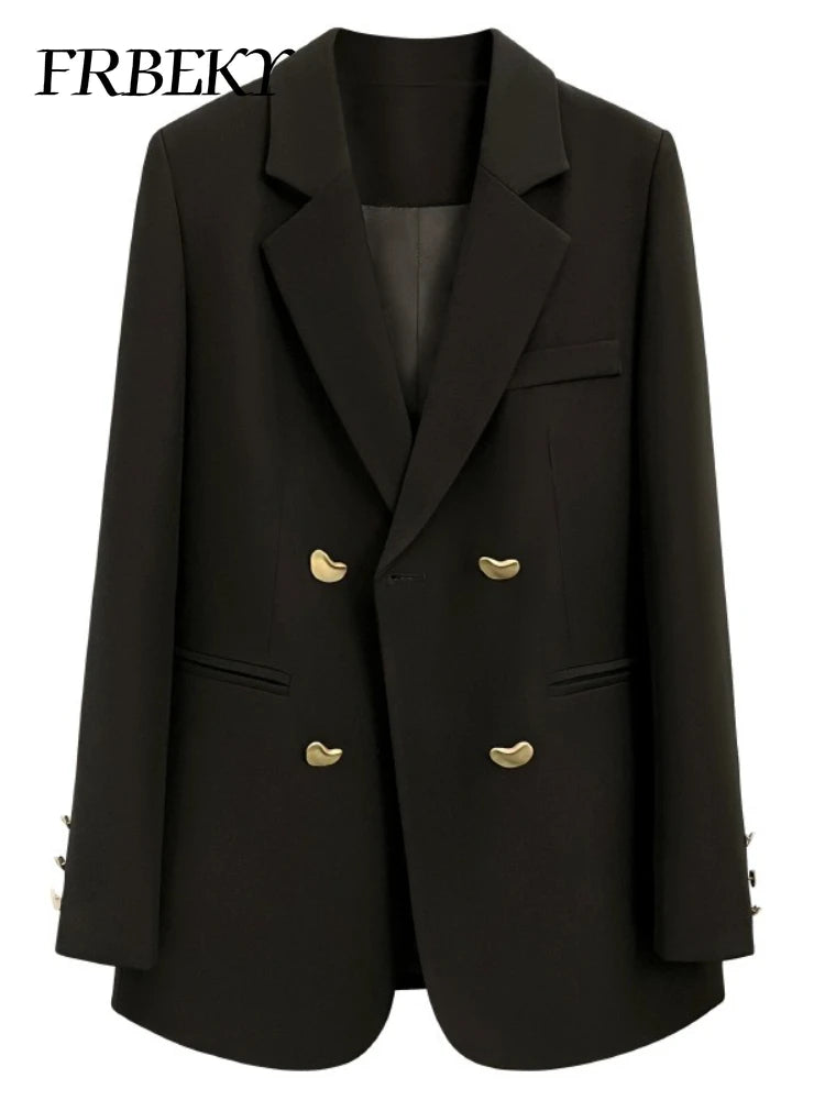 Outerwears Women's Blazers Spring Autumn New Casual Wind Suit Jacket Ms. French Texture Fashion Small Suit Jacket Woman Clothing