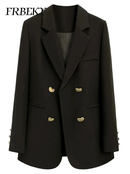 Outerwears Women's Blazers Spring Autumn New Casual Wind Suit Jacket Ms. French Texture Fashion Small Suit Jacket Woman Clothing