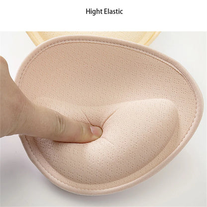 6cm Latex Thick Push Up Bra Pads Inserts Women Underwear Breast Lift Breathable Padded Bra Pad Lining Swimsuit Bra Insert