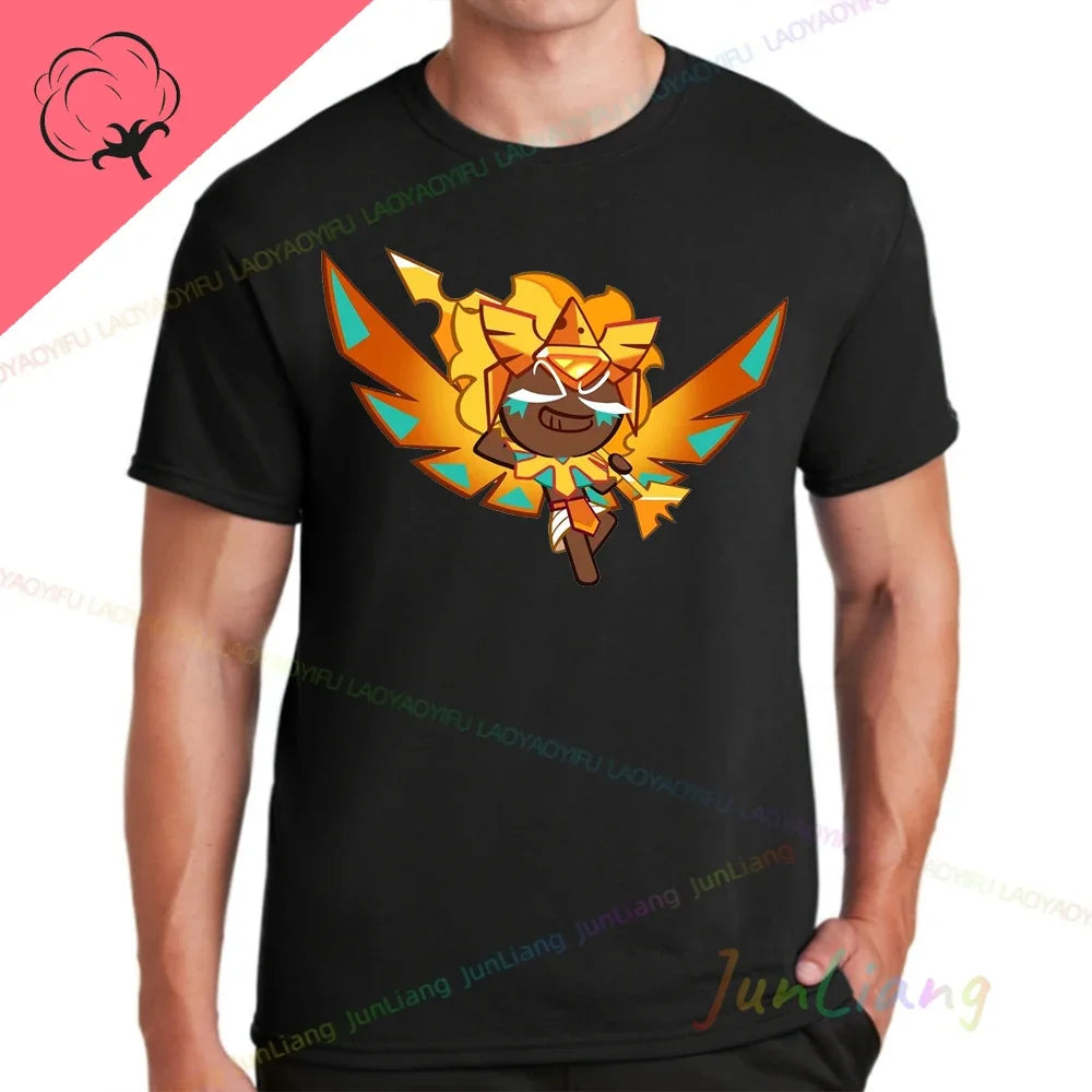 White Lily Cookie! Run Kingdom Vintage Harajuku Streetwear Top Y2k Clothes for Women Woman Clothing T-shirts Goth Women's