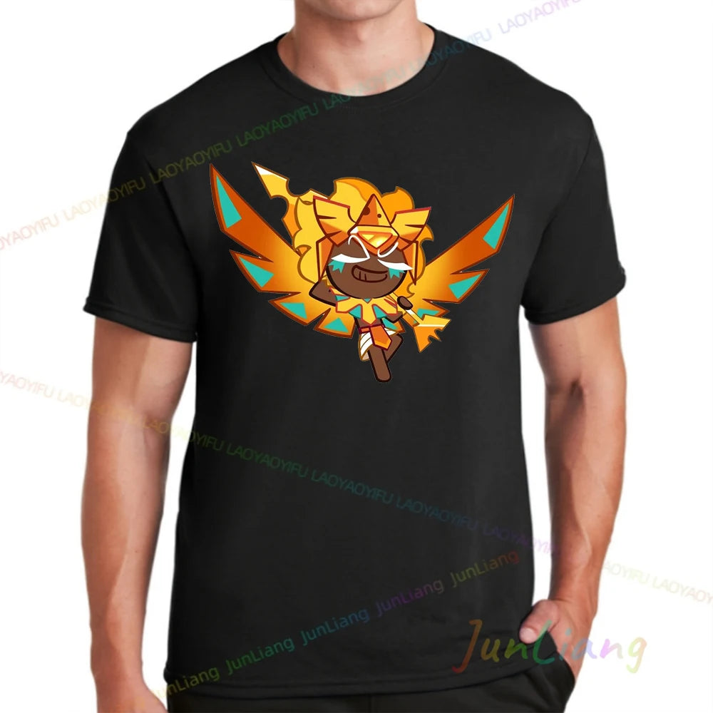 White Lily Cookie! Run Kingdom Vintage Harajuku Streetwear Top Y2k Clothes for Women Woman Clothing T-shirts Goth Women's