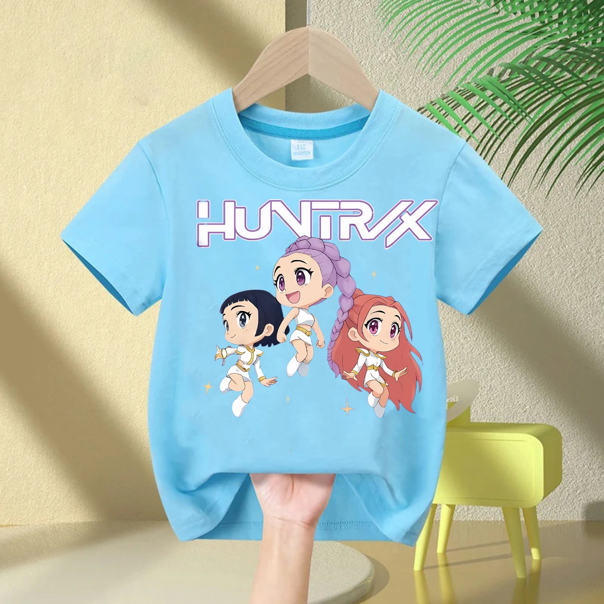 2025 Hot Movie Soft Cotton Baby Girls T Shirt Children's Clothing KPop Demon Hunters Fans Gifts Kids Clothes Fashion Casual Tops