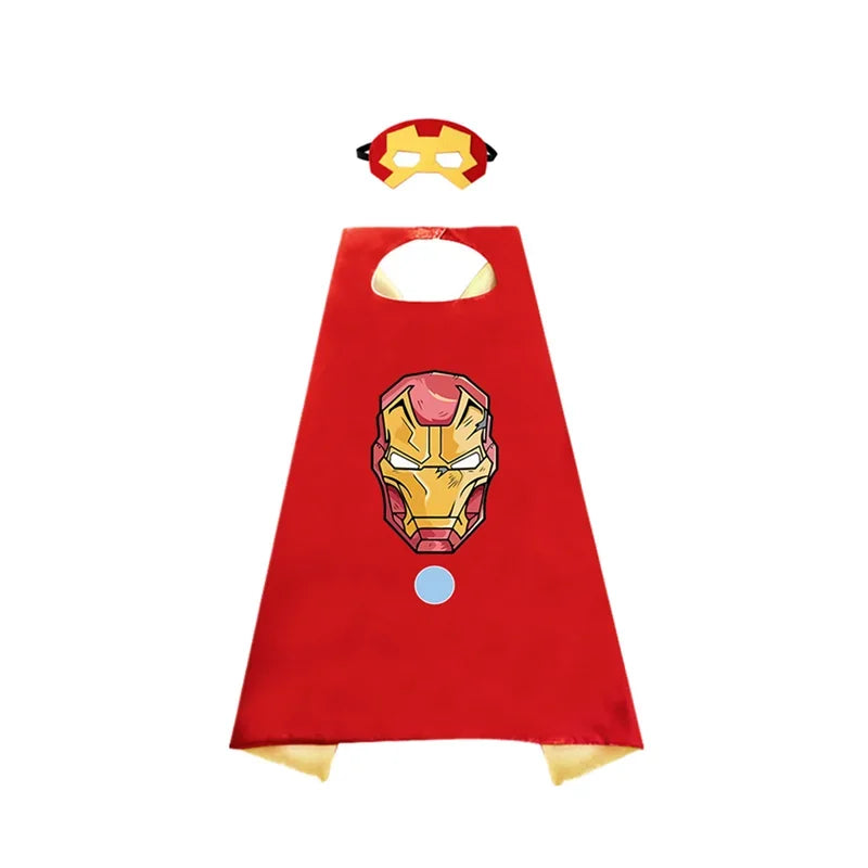 Superhero Capes for Kids, Cool Halloween Costume Cosplay Festival Party Supplies Favors Dress Up, for 3-12 Year Old Boys Girls