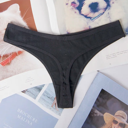 Sexy Ladies Cotton Mesh Transparent Panties Thongs String lingerie Fashion Low-Rise Women Underwear Seamless Briefs 1pcs yq01