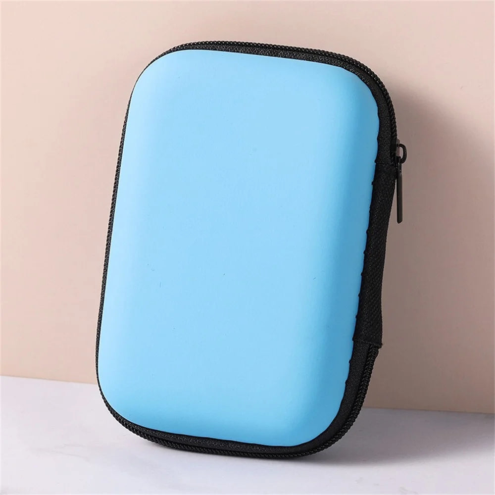 Travel Storage Bag Charging Case for Data Cables Earphone Package Zipper Bag Portable Travel Cable Organizer Electronics Storage