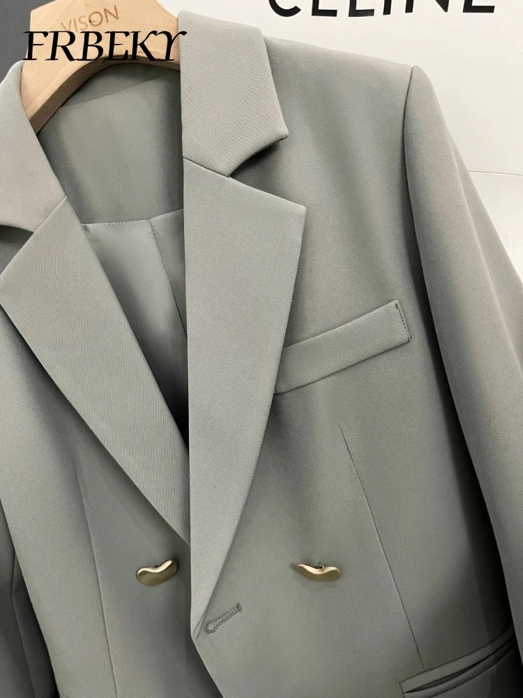 Outerwears Women's Blazers Spring Autumn New Casual Wind Suit Jacket Ms. French Texture Fashion Small Suit Jacket Woman Clothing