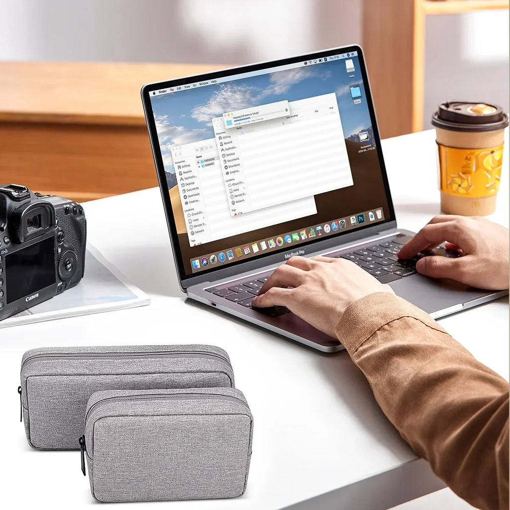 Storage Bag Cable Cord Organizer Travel Bag Small Electronics SD Card Power Bank Storage Bag