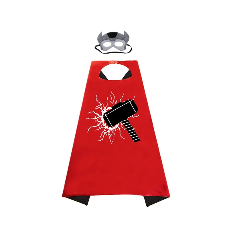 Superhero Capes for Kids, Cool Halloween Costume Cosplay Festival Party Supplies Favors Dress Up, for 3-12 Year Old Boys Girls