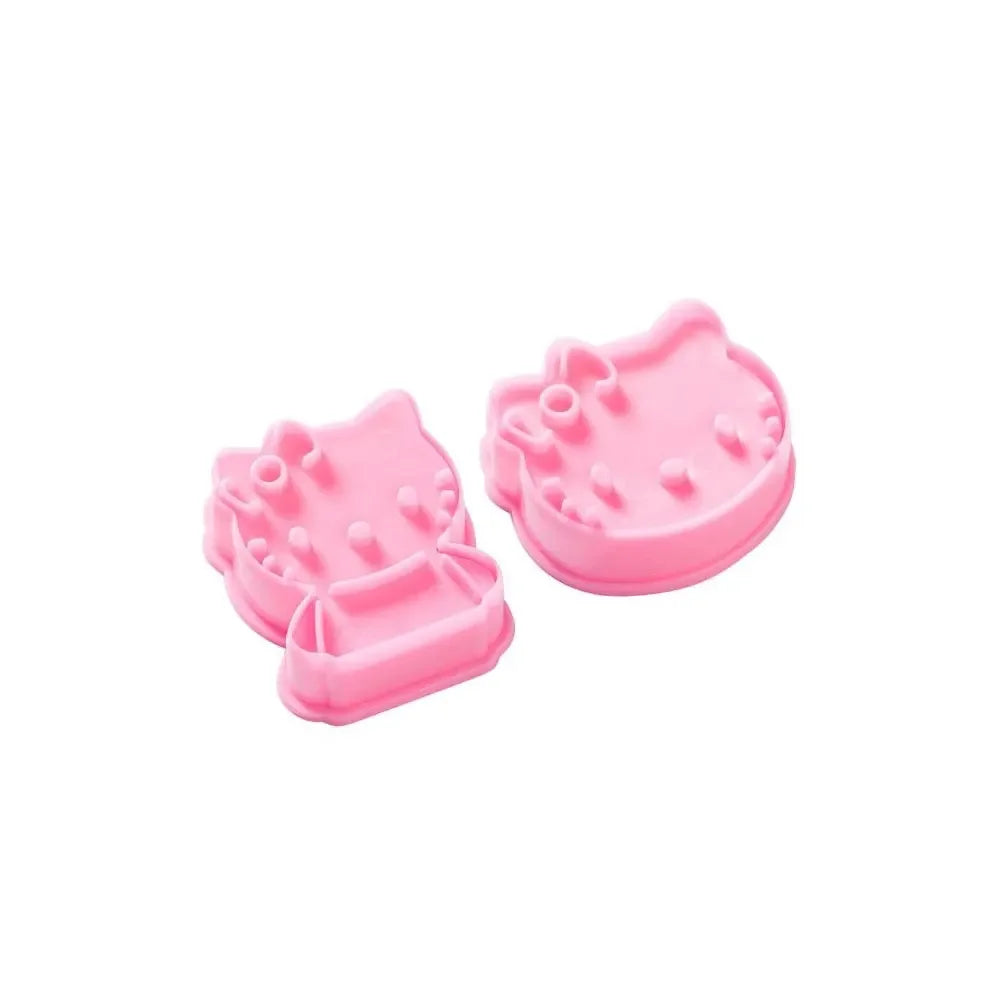 KawaiiHello Kitty Fruit Cookies 2 pieces/set kitchenware Party snack cookies Dumpling baking tools DIY toy gift for kids