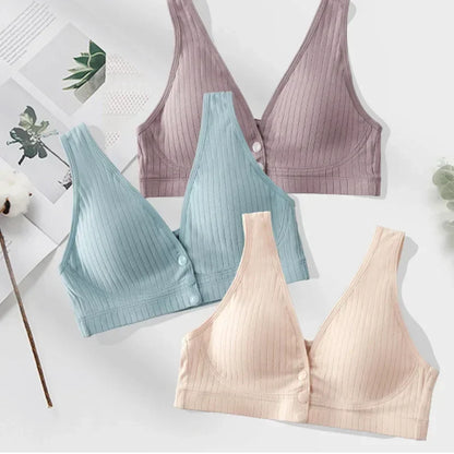 Cotton Maternity Nursing Bras Pregnant Breastfeeding Pregnancy Women Underwear Breast Feeding Bra Soutien Gorge Allaitement